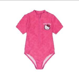 Hello Kitty One-Piece Swimsuit nwt 4T 50+ spf